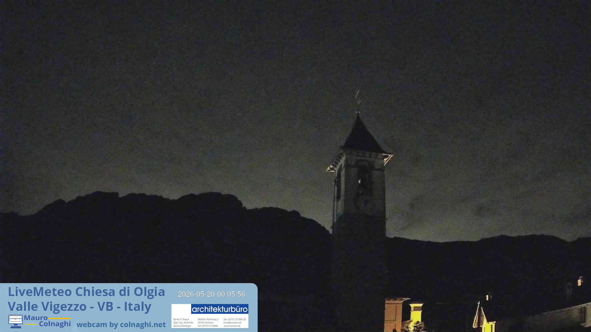 time-lapse frame, Olgia webcam