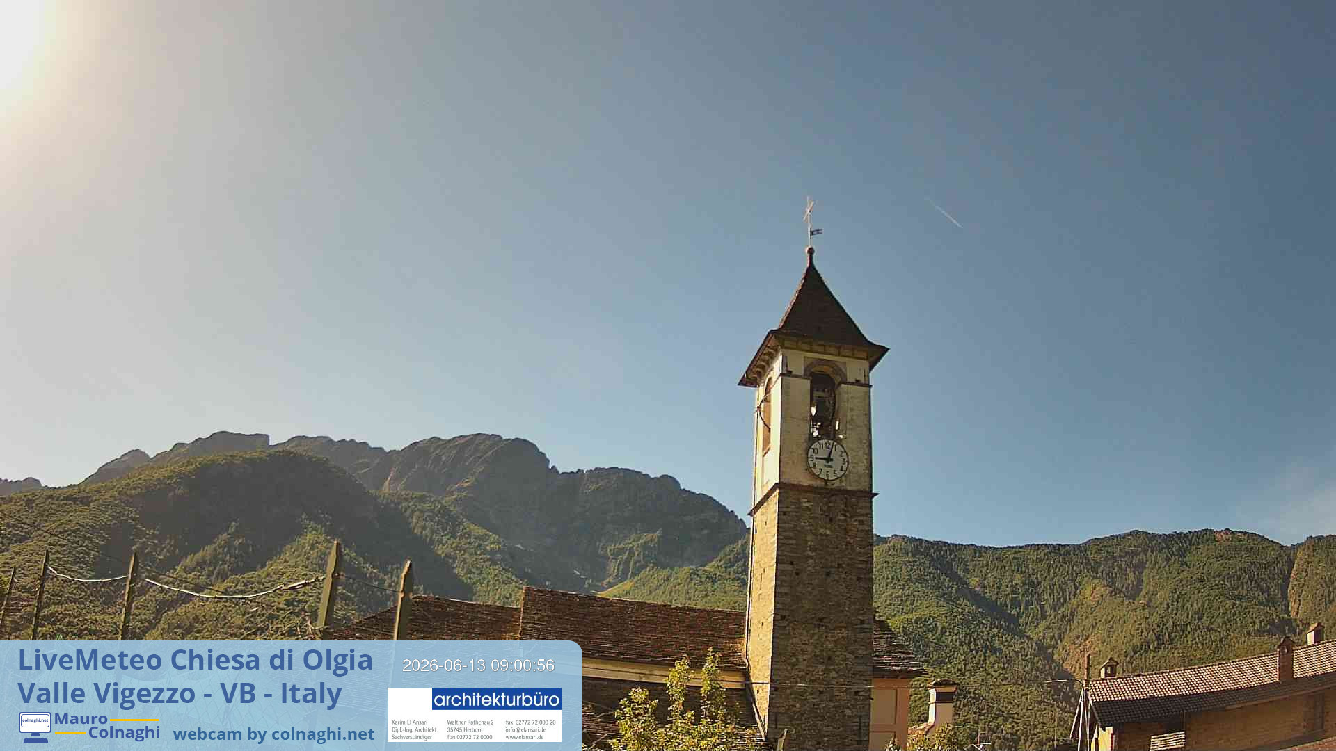 time-lapse frame, Olgia webcam