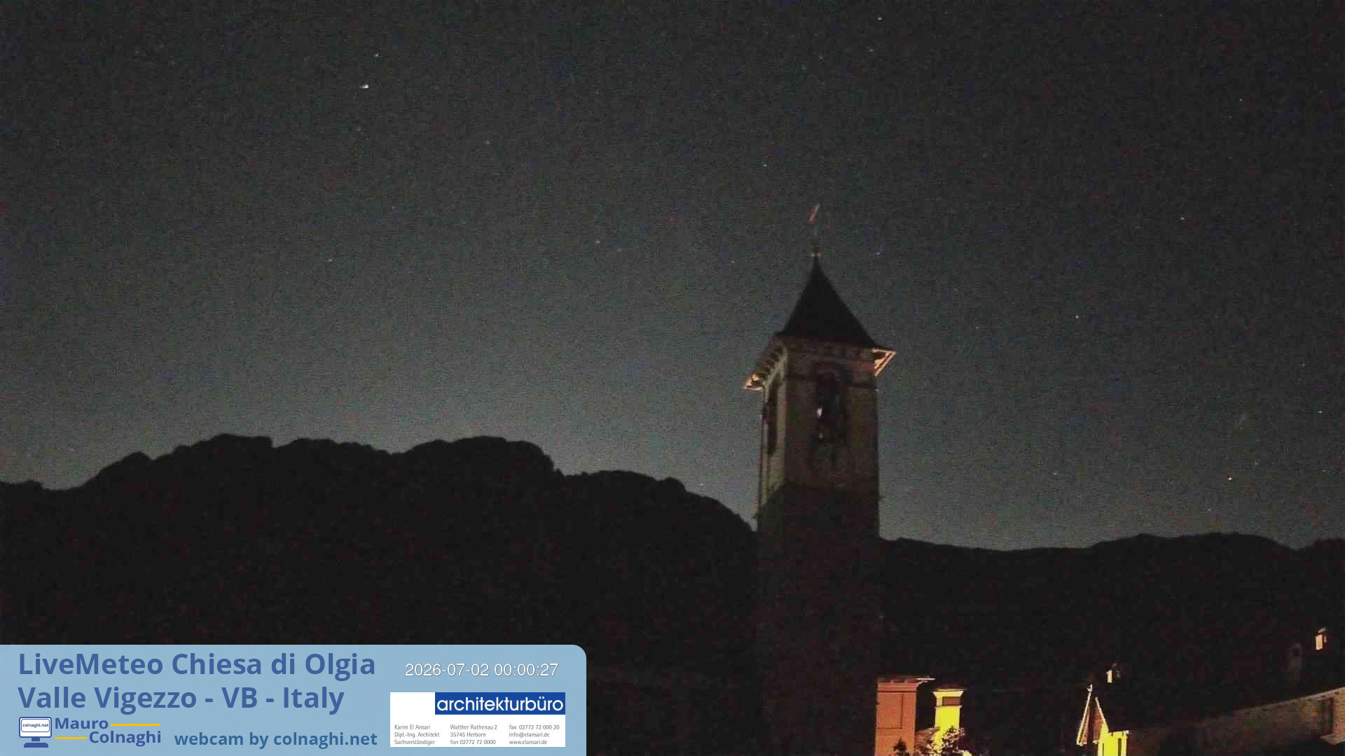 time-lapse frame, Olgia webcam