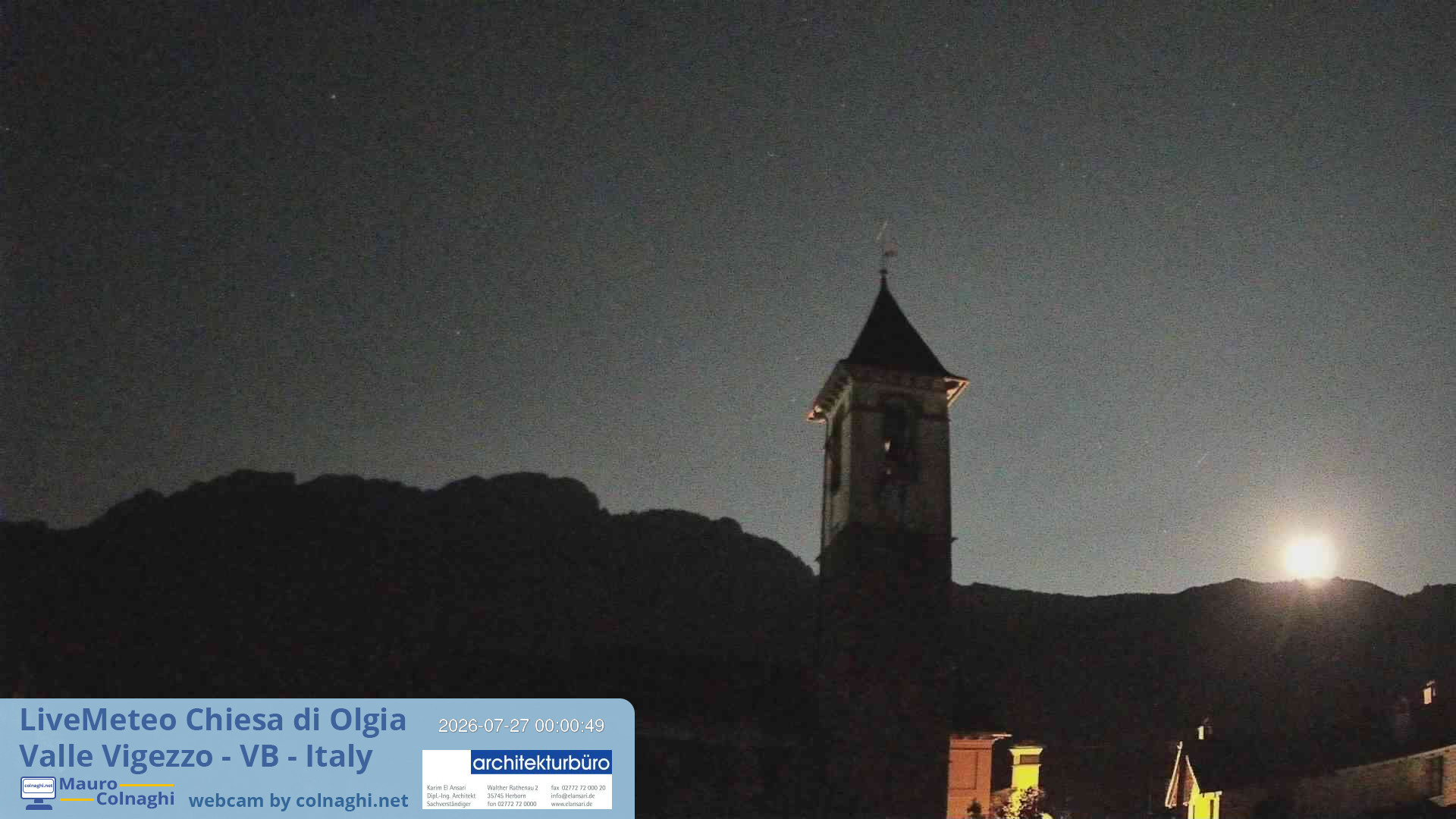 time-lapse frame, Olgia webcam