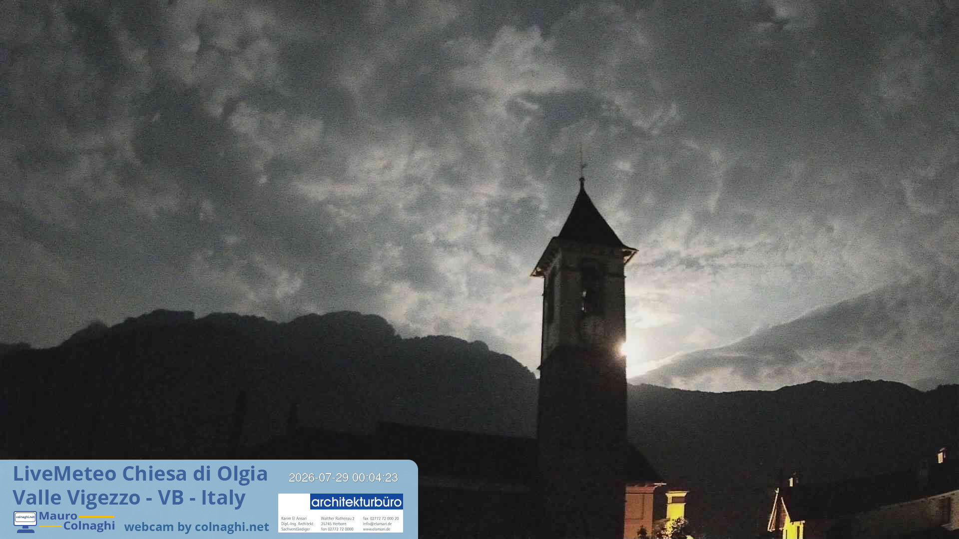 time-lapse frame, Olgia webcam