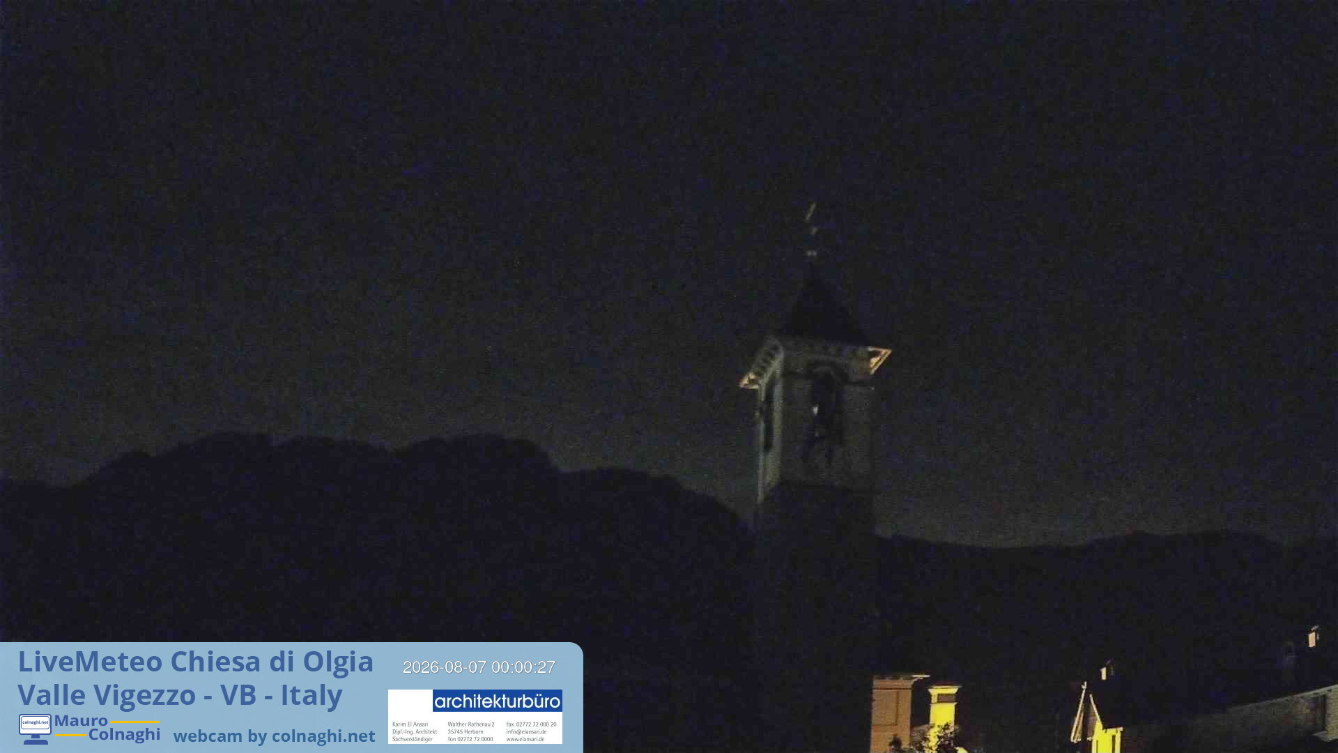 time-lapse frame, Olgia webcam