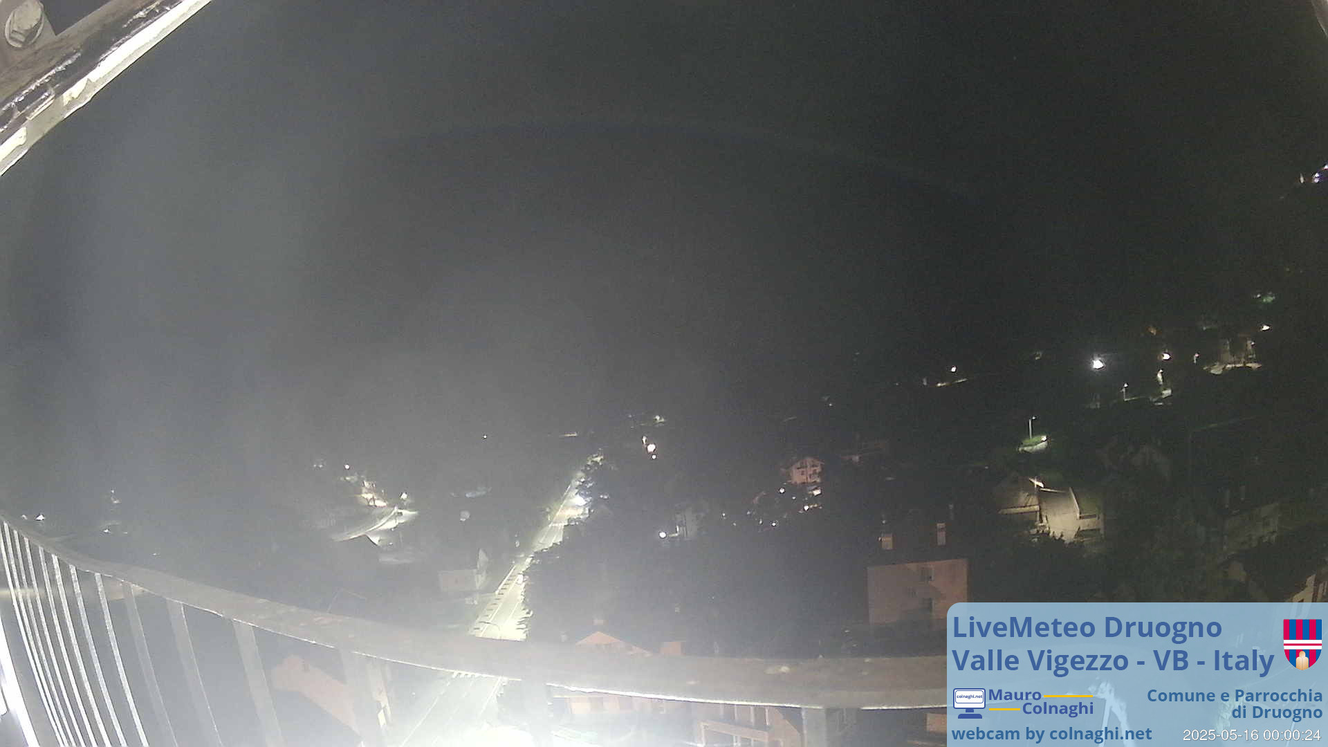 time-lapse frame, Druogno webcam