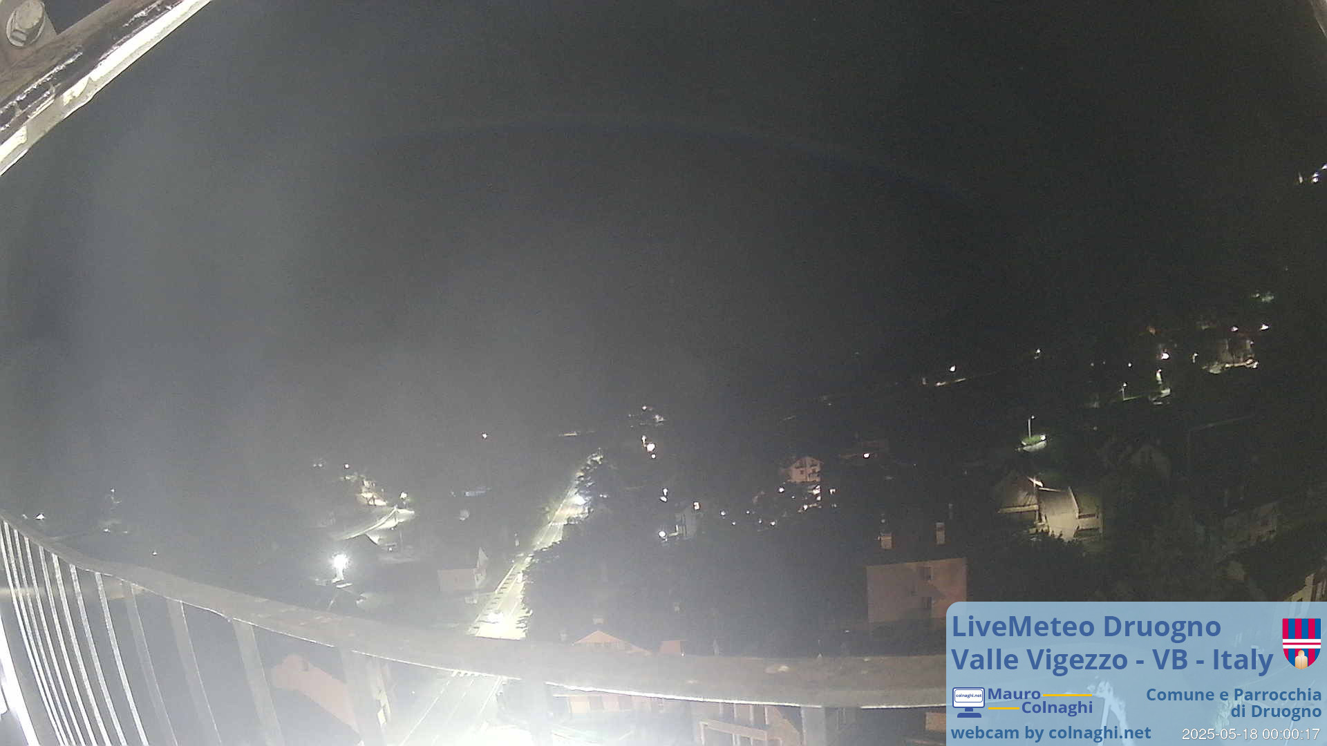 time-lapse frame, Druogno webcam