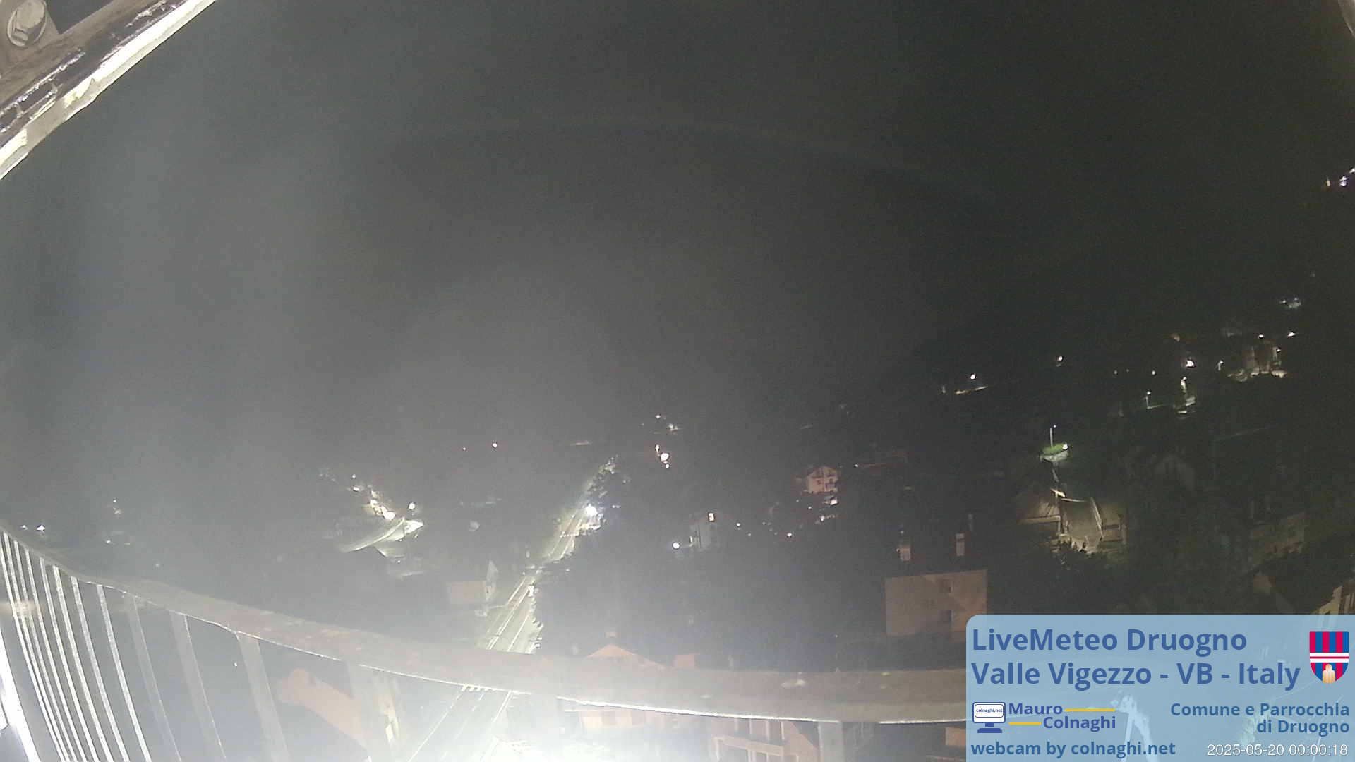 time-lapse frame, Druogno webcam