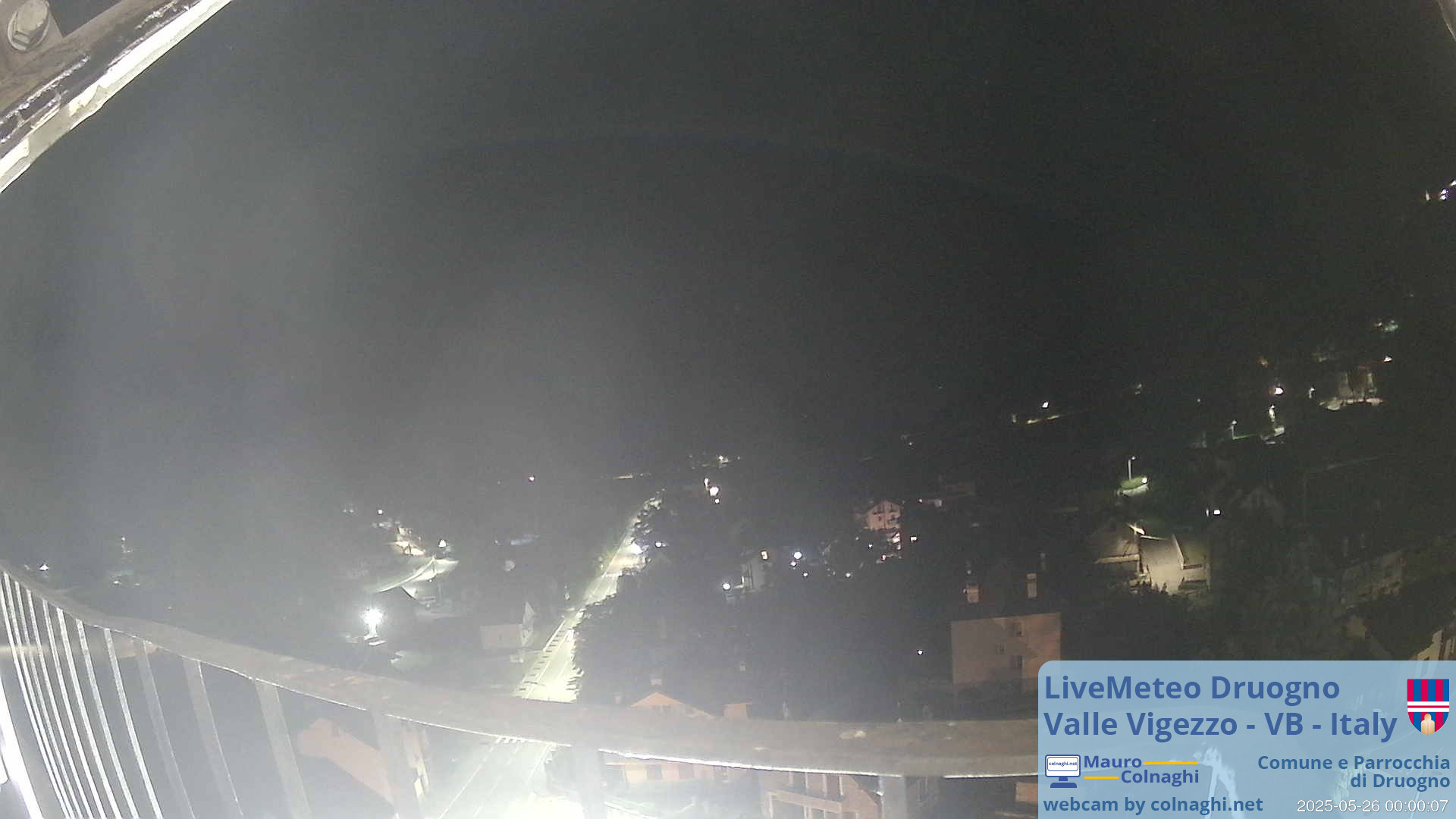time-lapse frame, Druogno webcam
