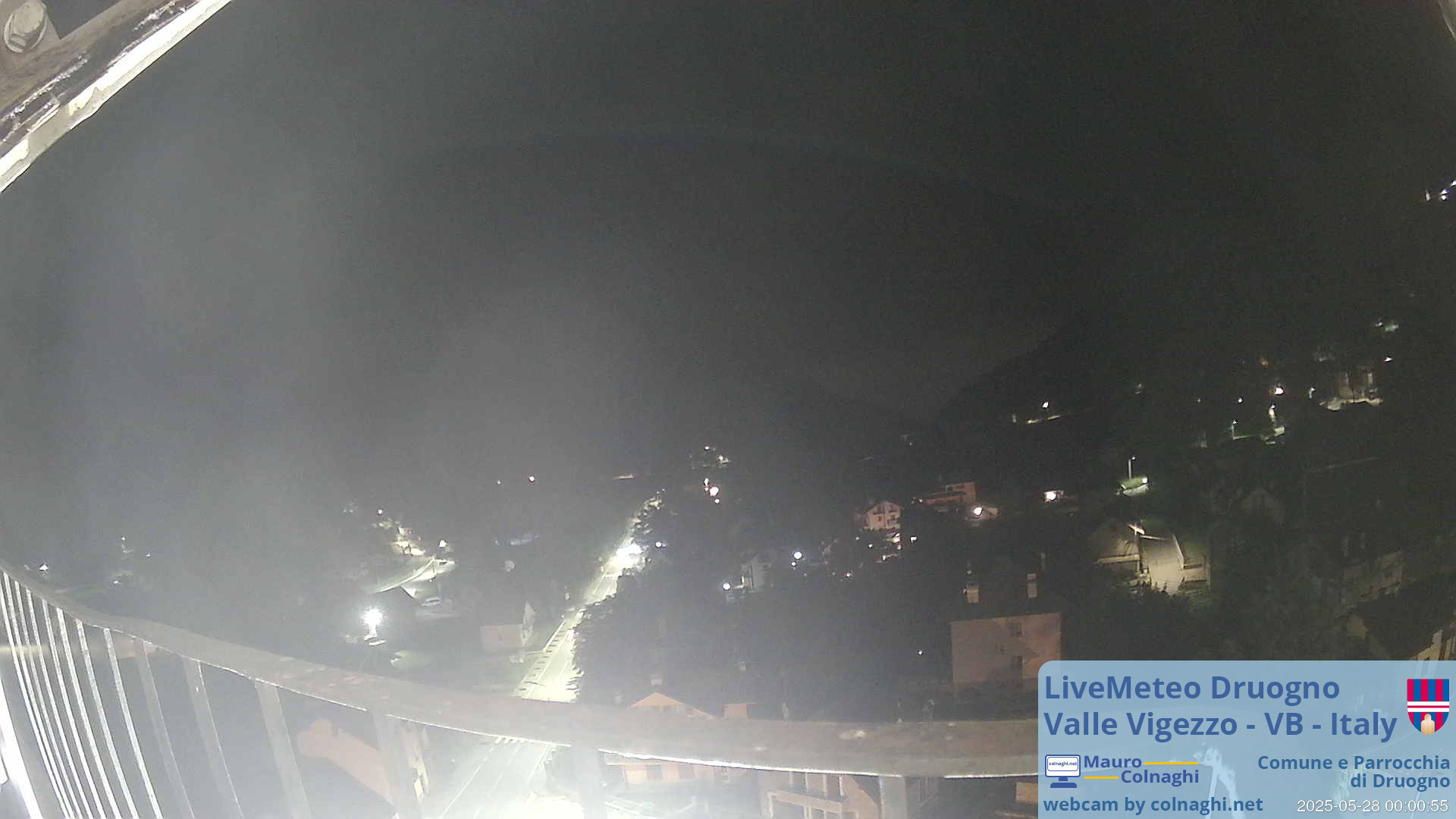 time-lapse frame, Druogno webcam
