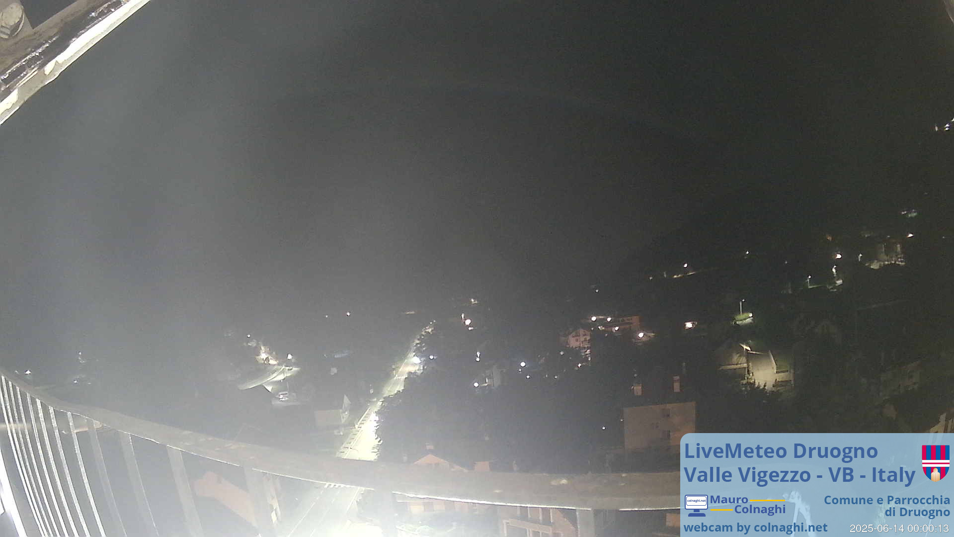 time-lapse frame, Druogno webcam