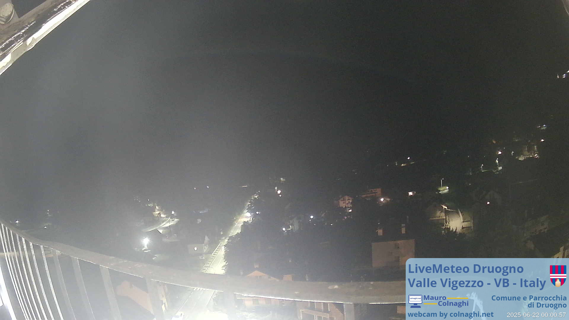 time-lapse frame, Druogno webcam