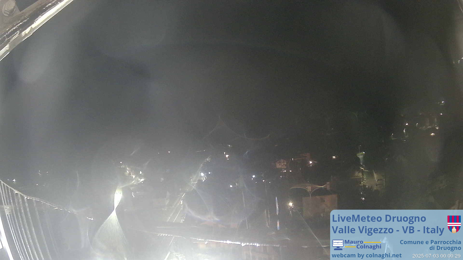 time-lapse frame, Druogno webcam