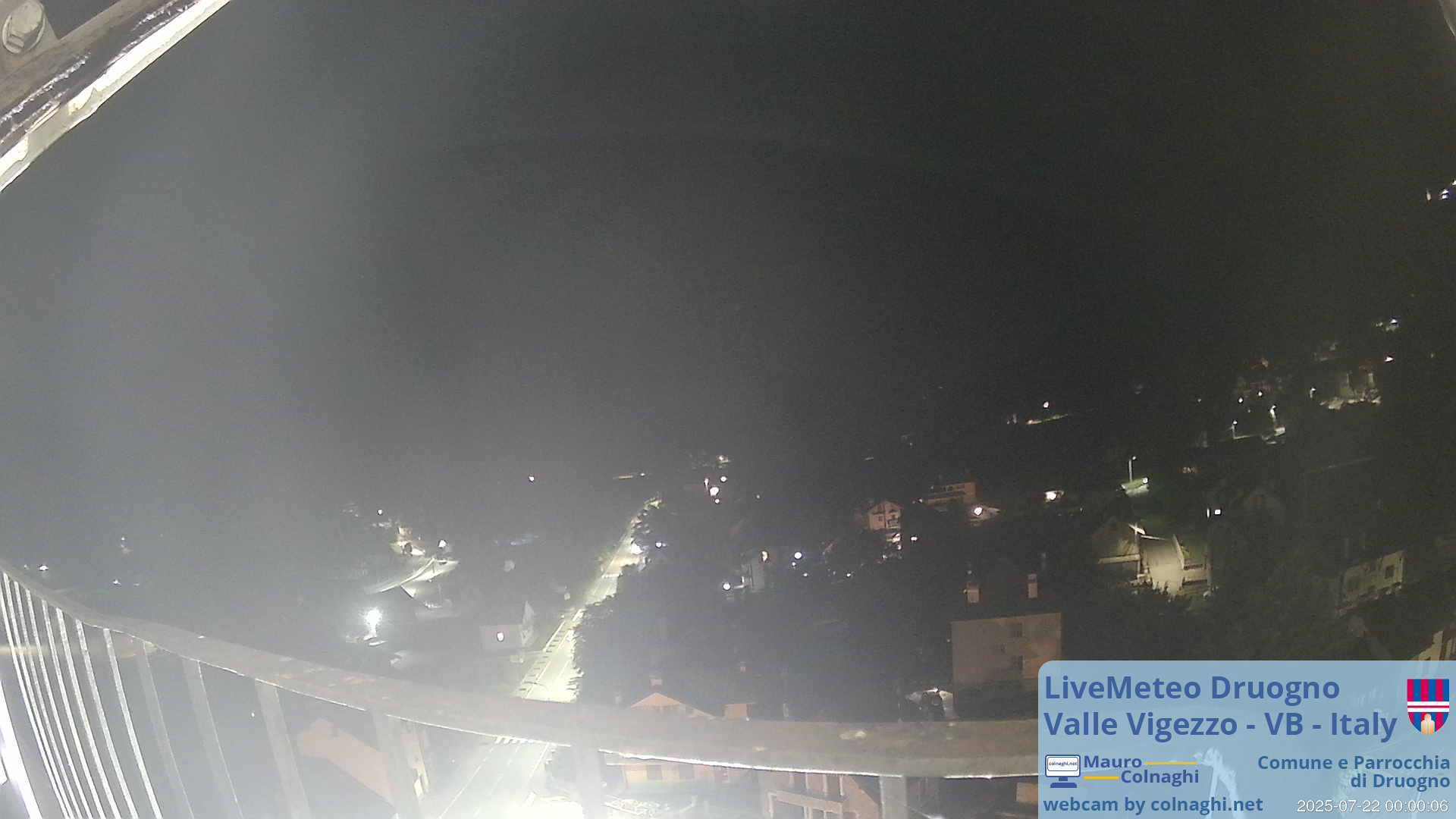 time-lapse frame, Druogno webcam