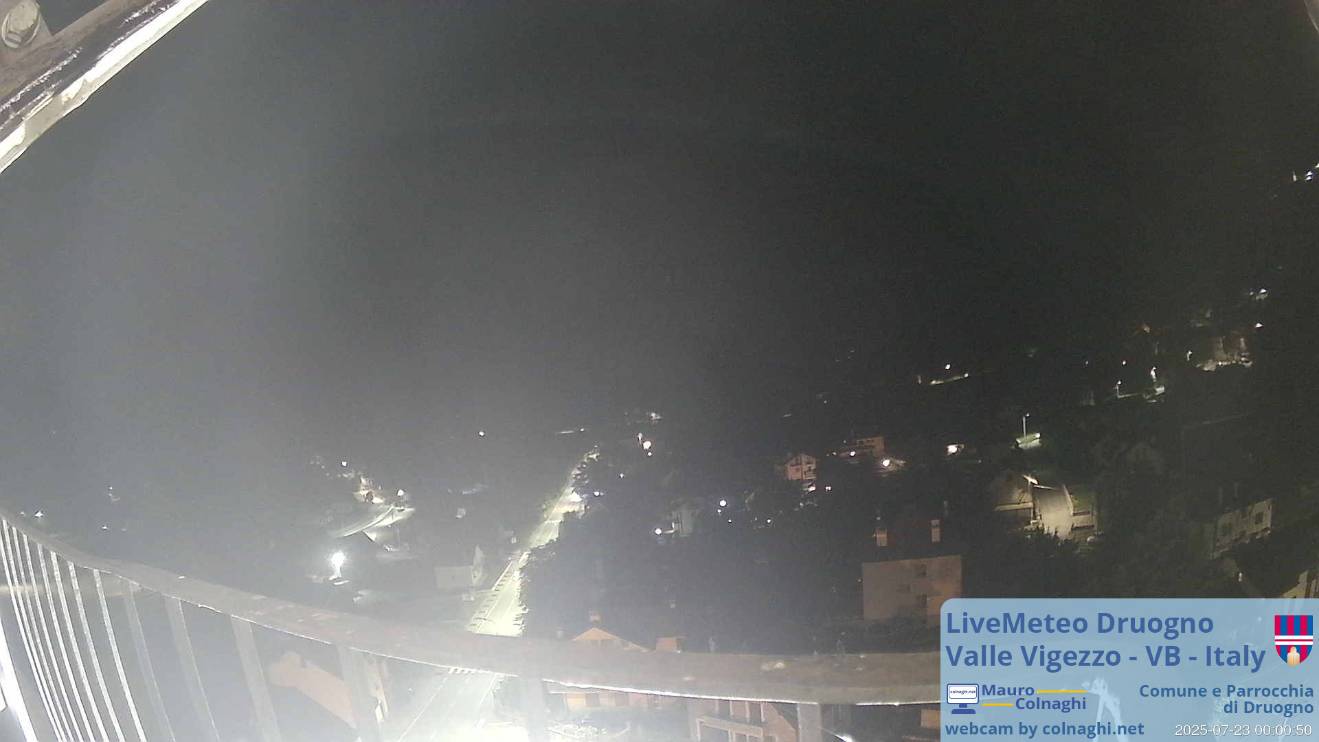time-lapse frame, Druogno webcam