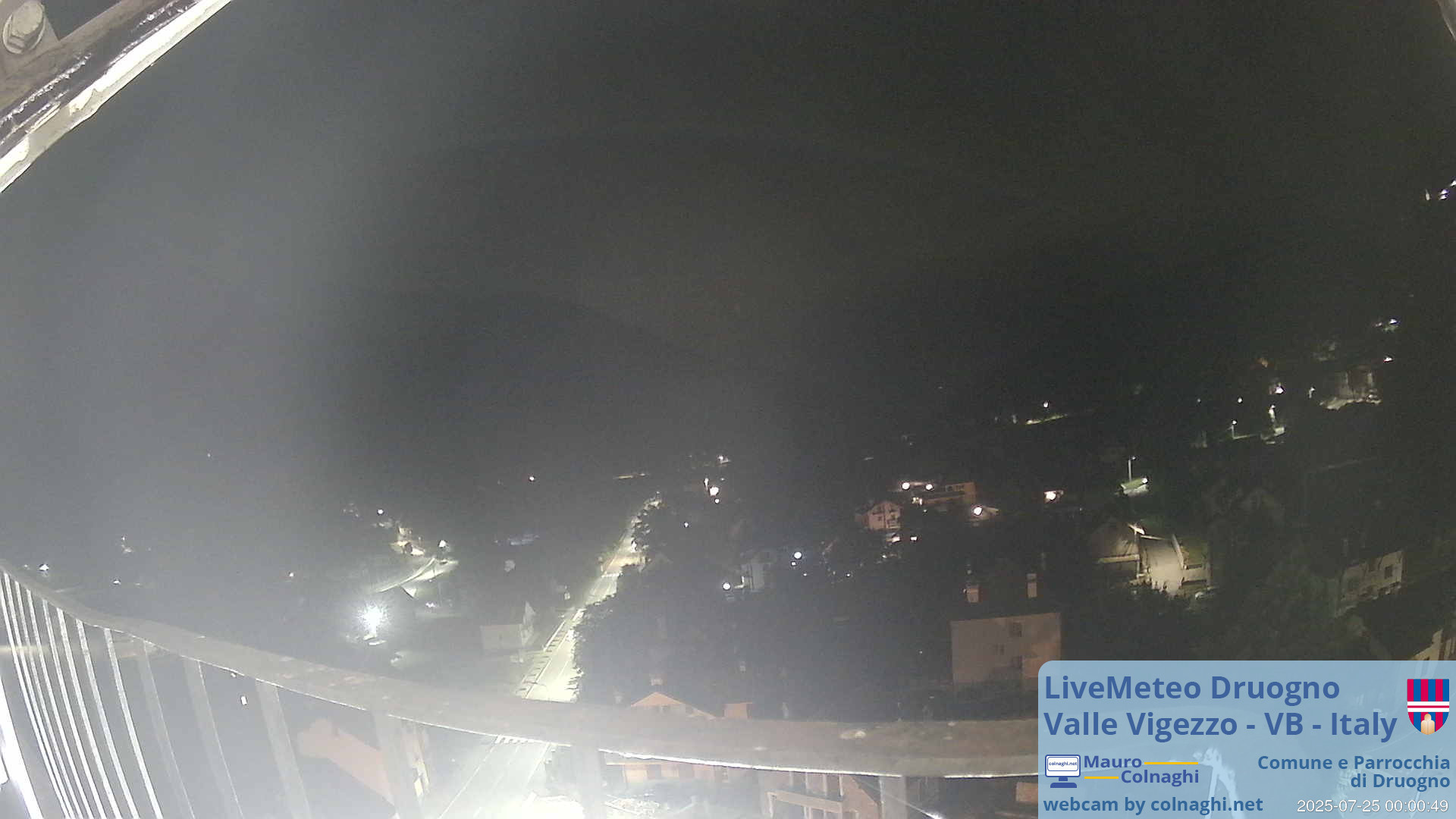 time-lapse frame, Druogno webcam