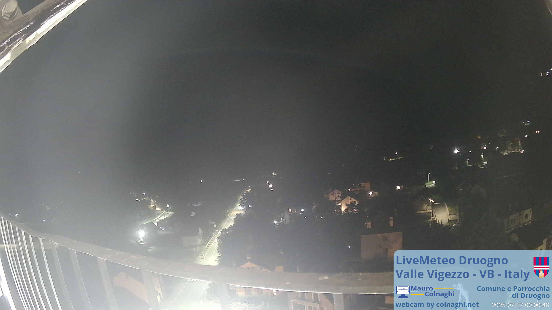 time-lapse frame, Druogno webcam