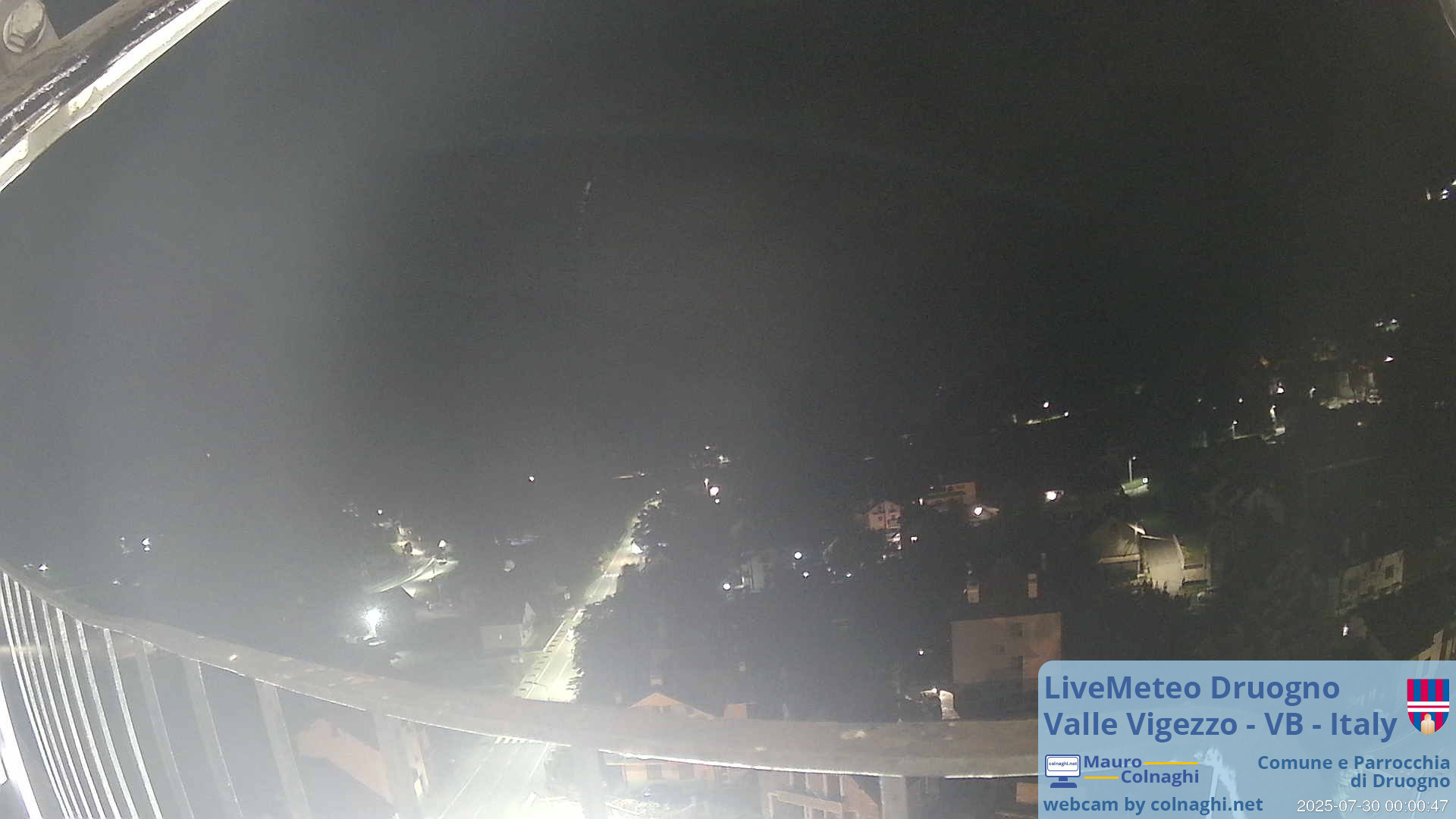 time-lapse frame, Druogno webcam