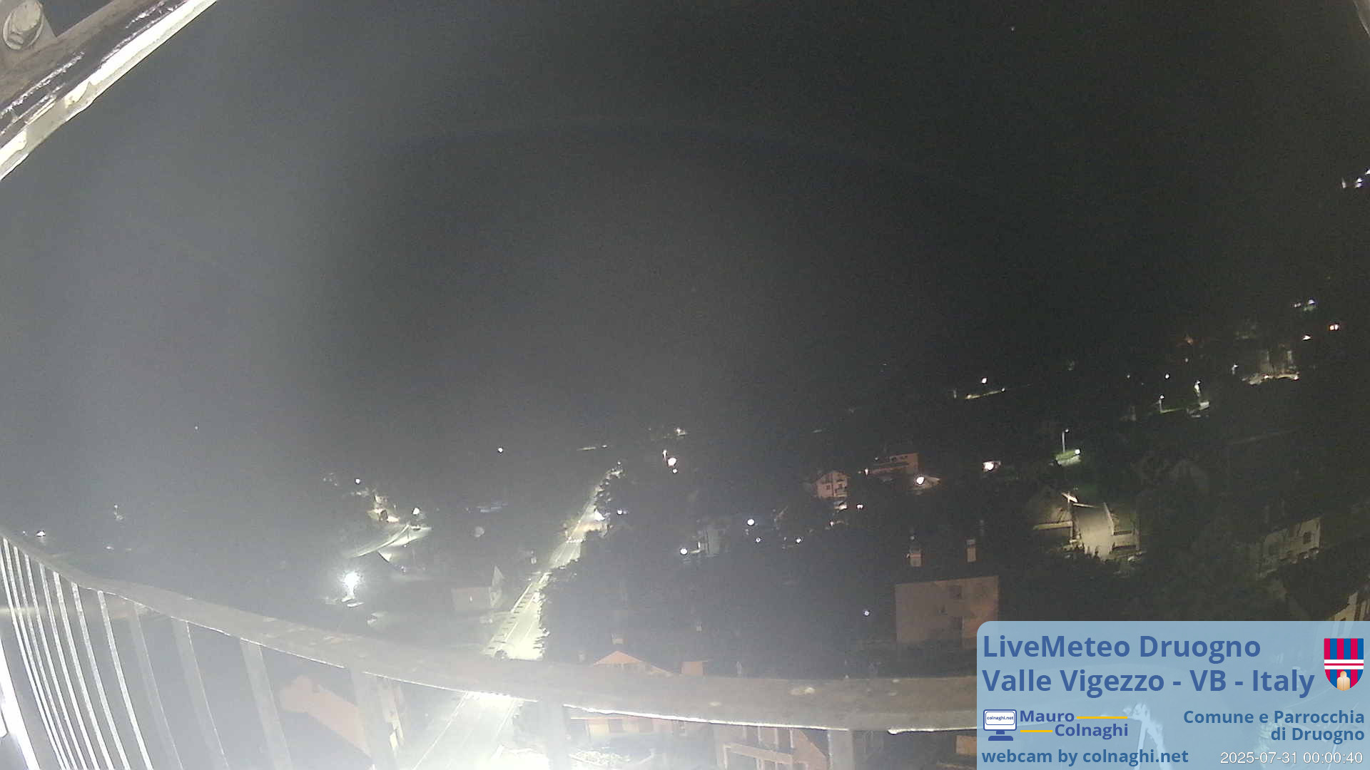 time-lapse frame, Druogno webcam