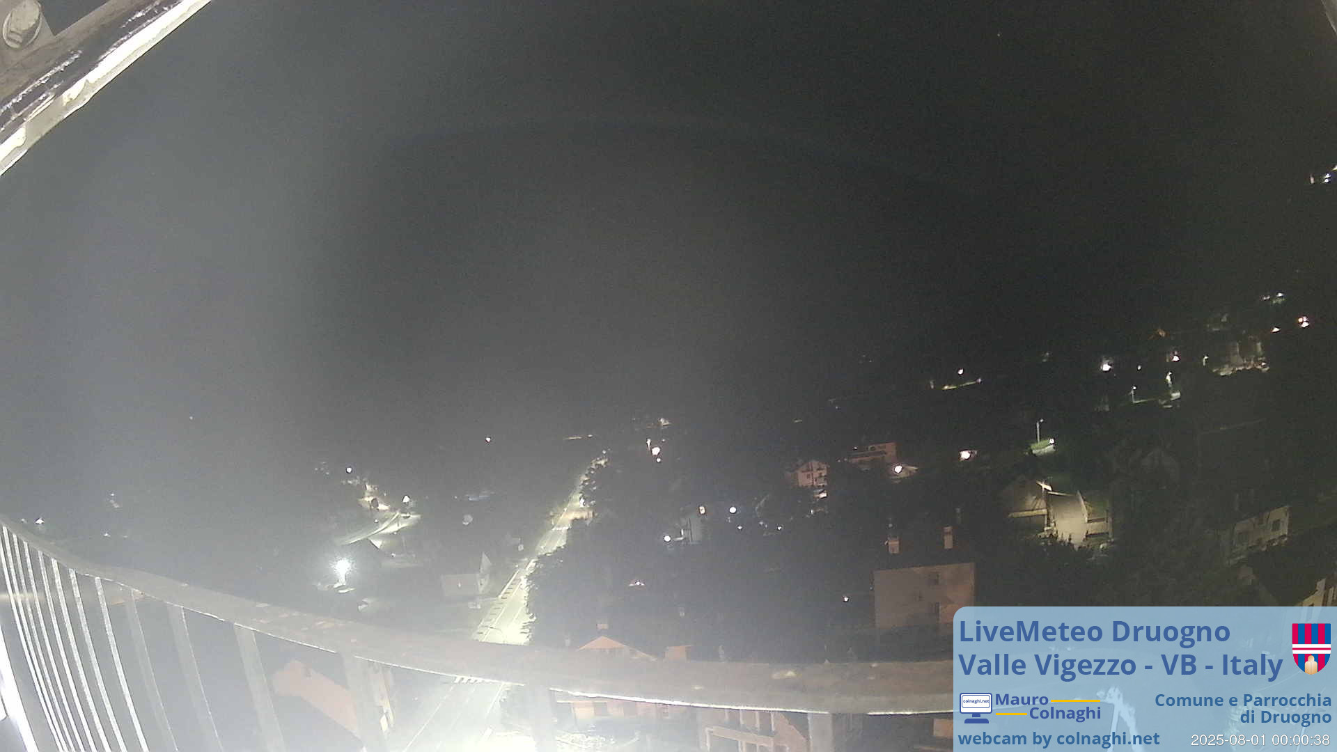 time-lapse frame, Druogno webcam