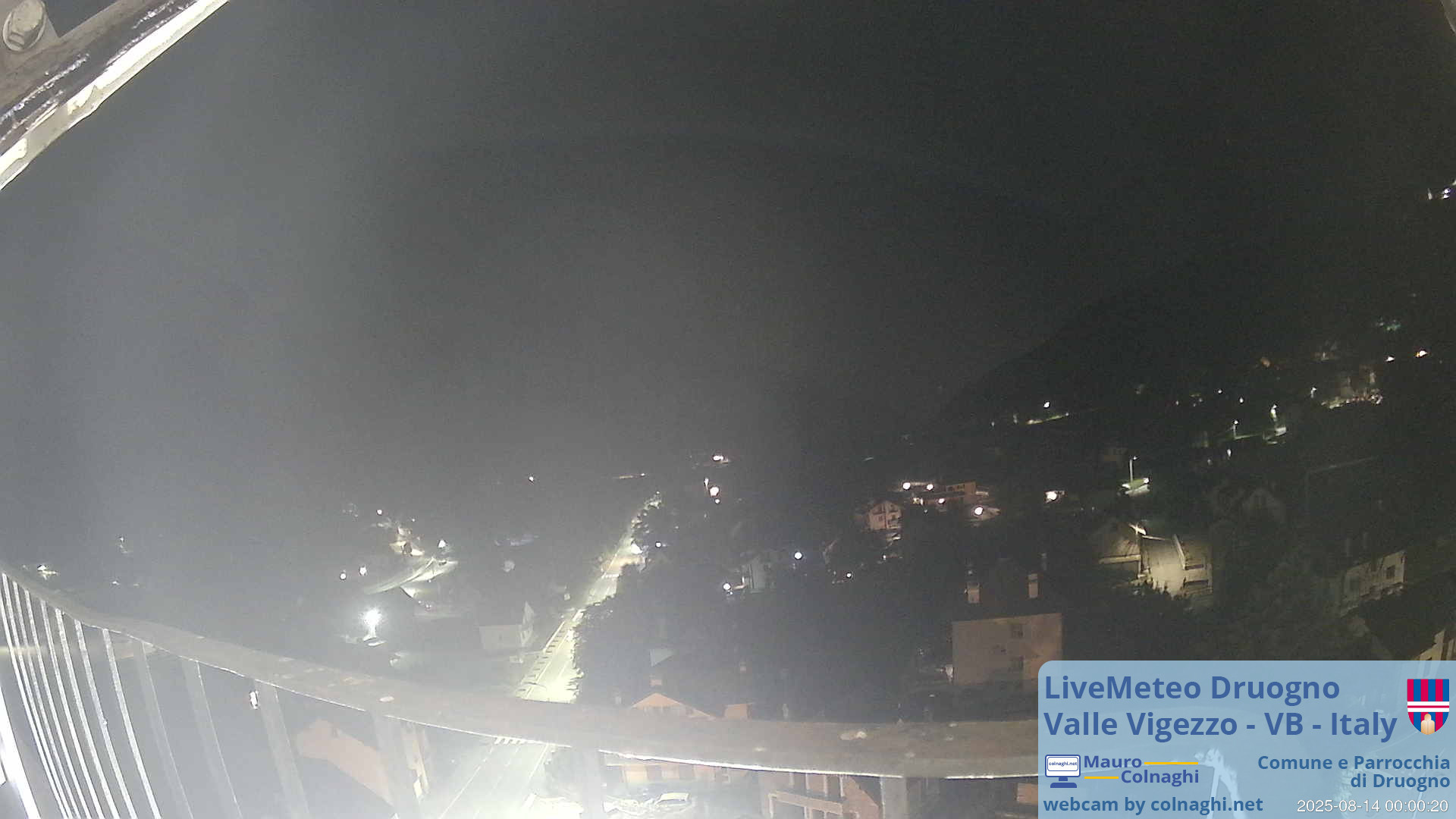time-lapse frame, Druogno webcam