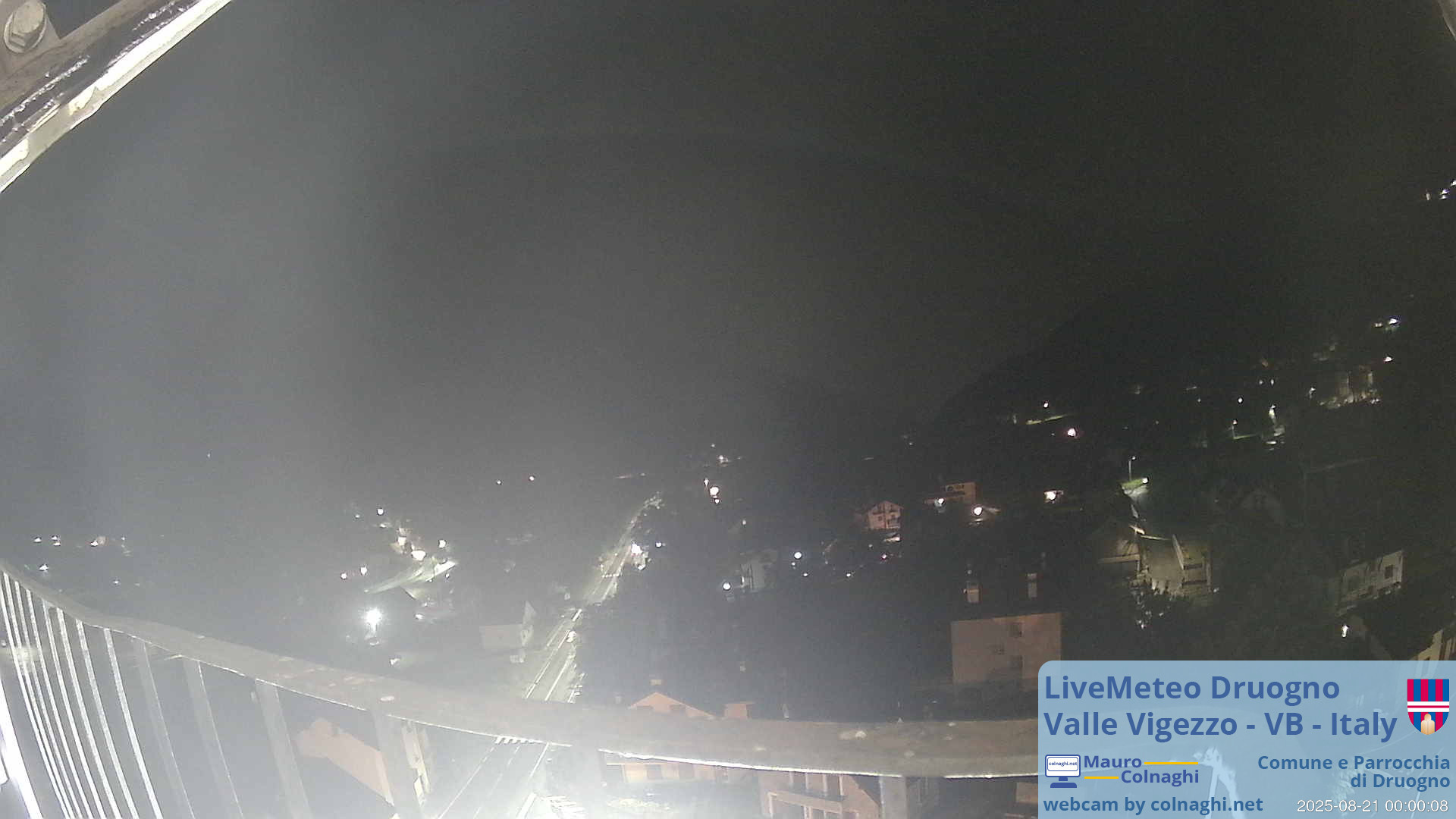 time-lapse frame, Druogno webcam