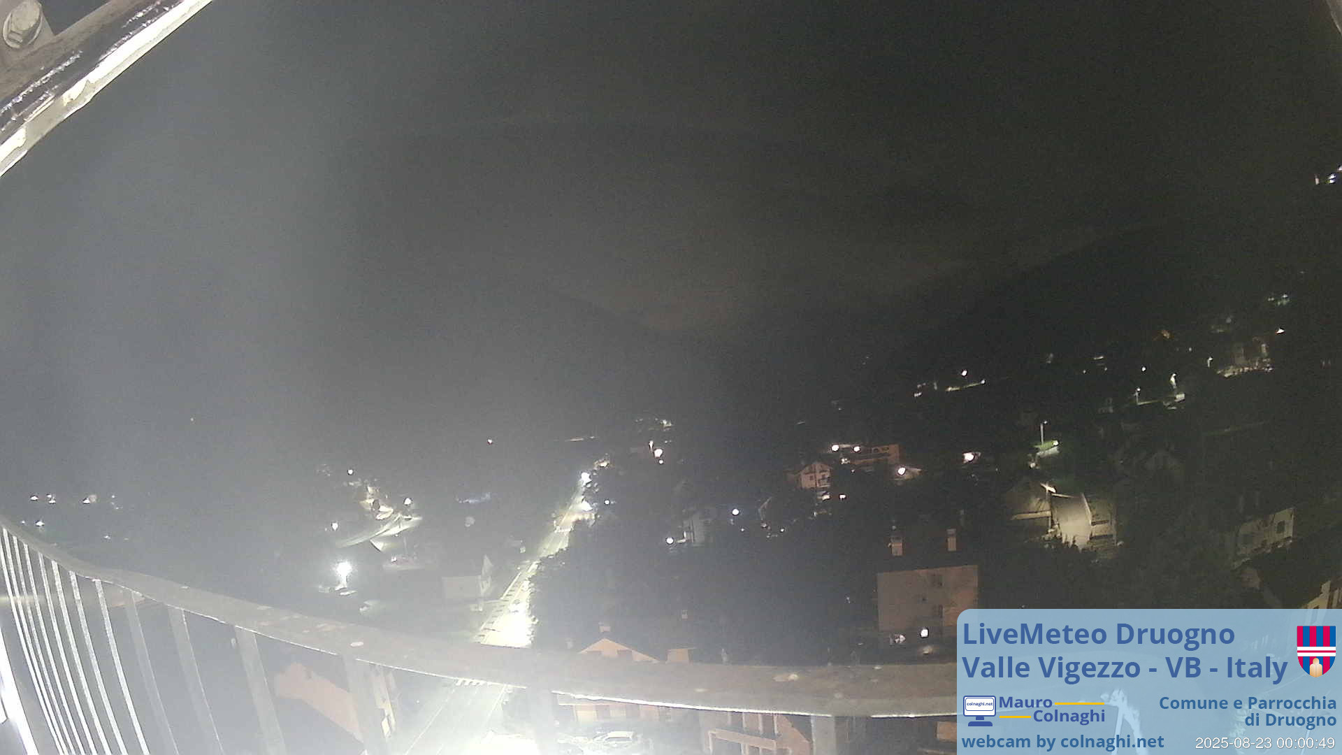 time-lapse frame, Druogno webcam