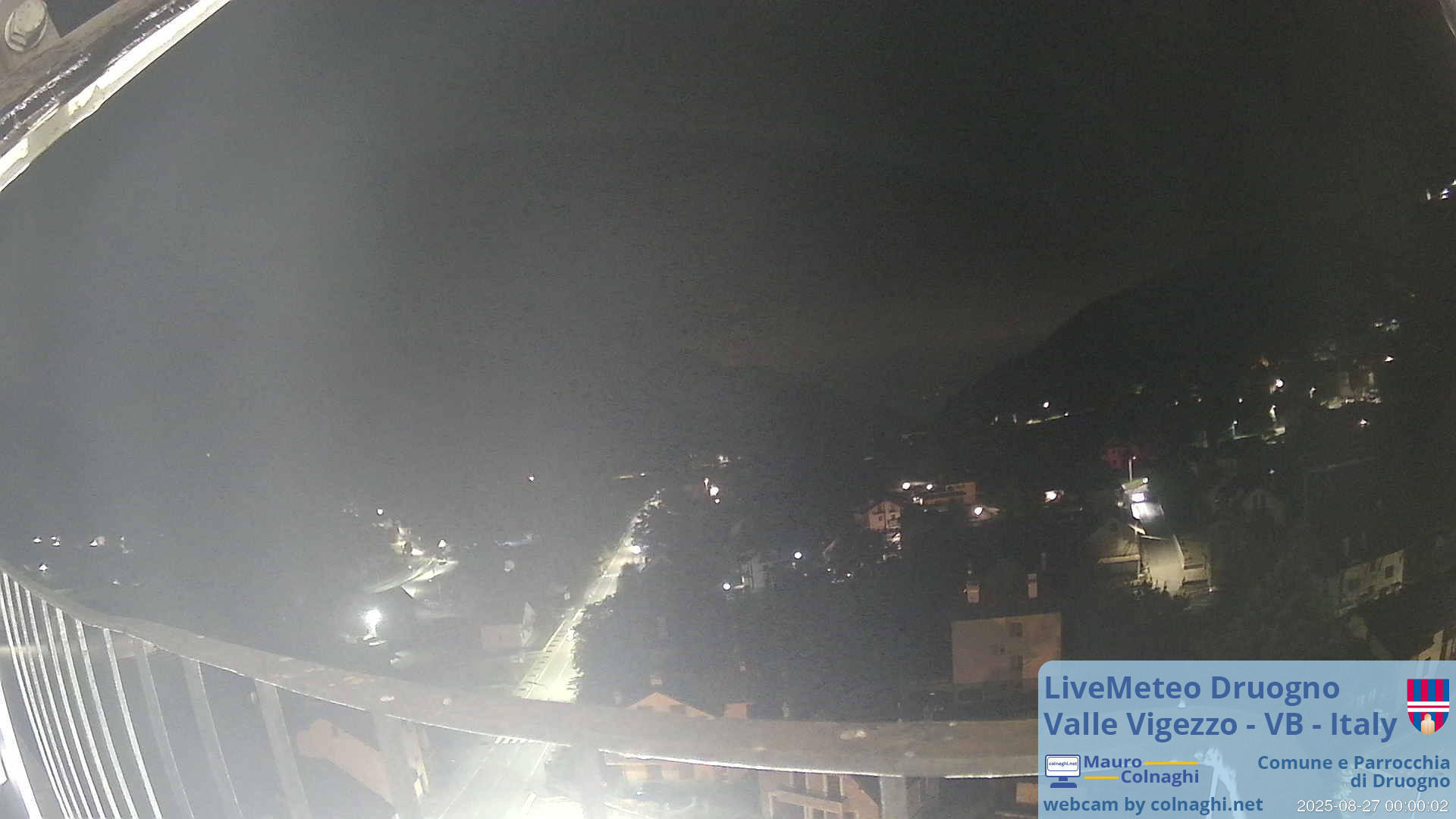 time-lapse frame, Druogno webcam