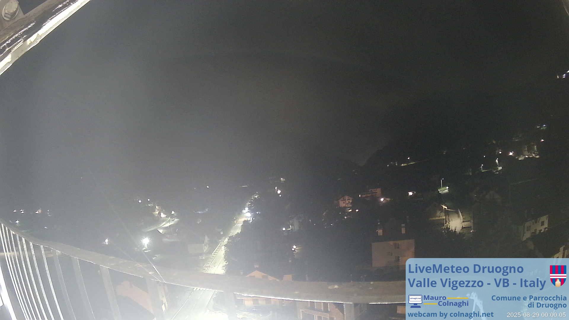 time-lapse frame, Druogno webcam