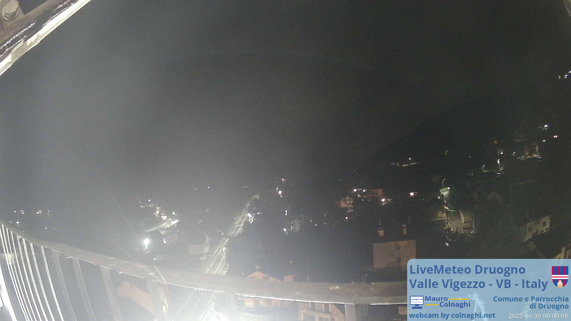 time-lapse frame, Druogno webcam