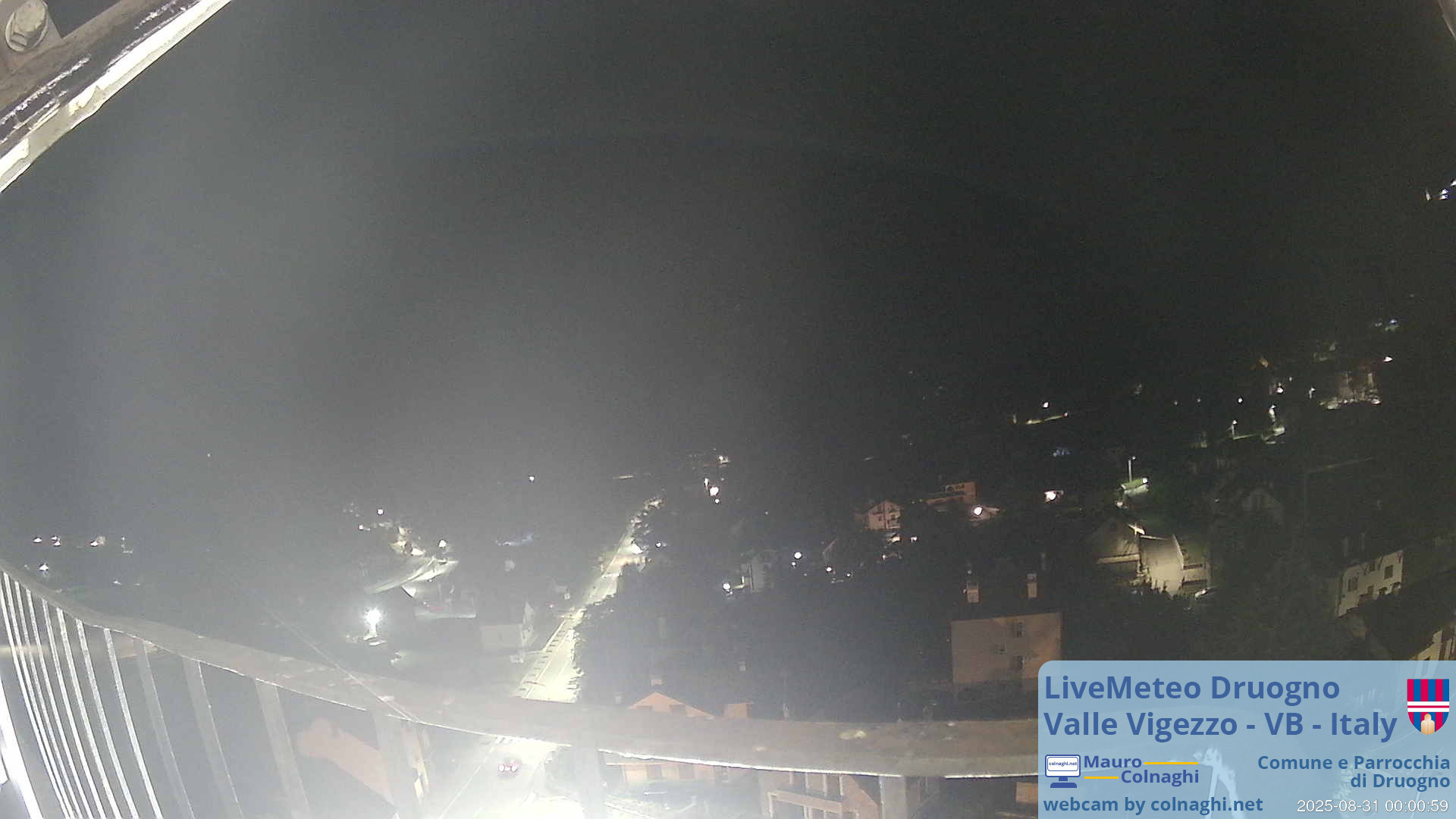 time-lapse frame, Druogno webcam
