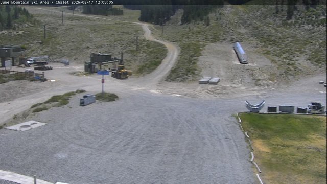 view from Mammoth June Meadows Chalet on 2026-08-17