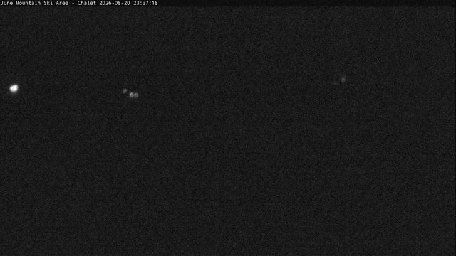 time-lapse frame, Mammoth June Meadows Chalet webcam