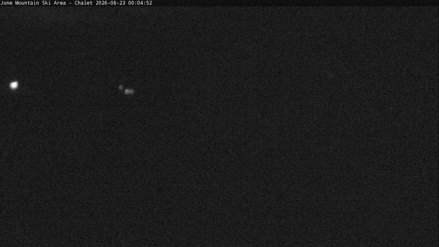 time-lapse frame, Mammoth June Meadows Chalet webcam