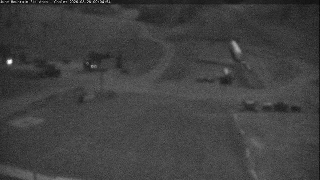 time-lapse frame, Mammoth June Meadows Chalet webcam