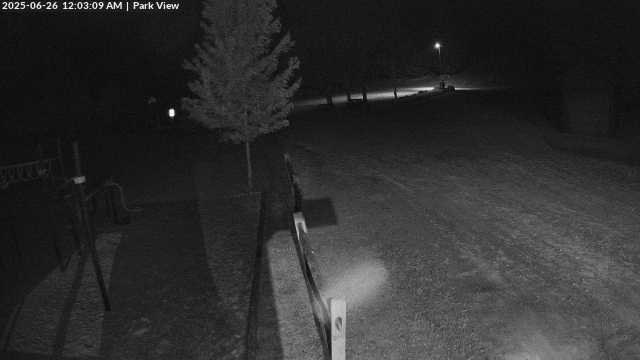 time-lapse frame, Inlet Fern Park Sledding webcam