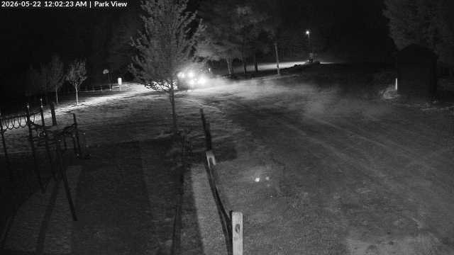 time-lapse frame, Inlet Fern Park Sledding webcam