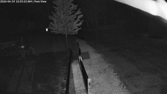 time-lapse frame, Inlet Fern Park Sledding webcam