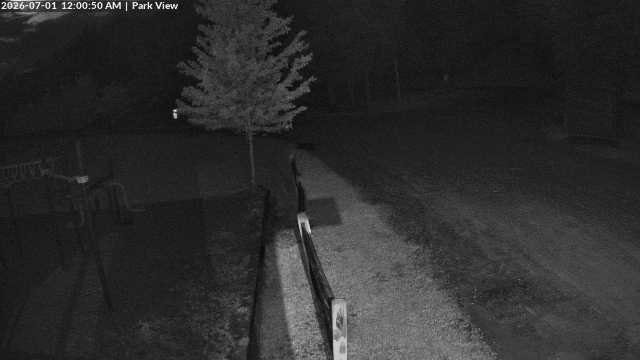 time-lapse frame, Inlet Fern Park Sledding webcam