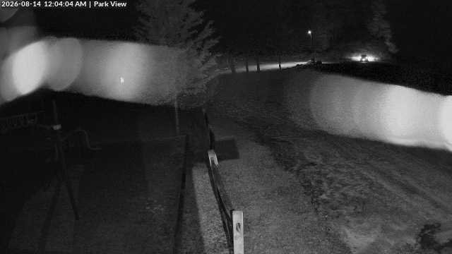 time-lapse frame, Inlet Fern Park Sledding webcam