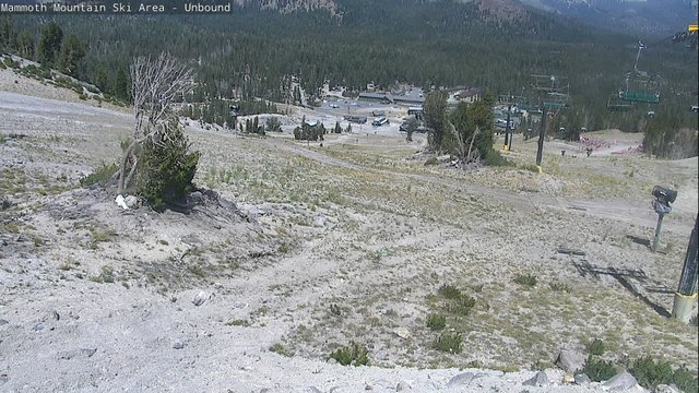 view from Mammoth Chair 6 on 2026-08-25