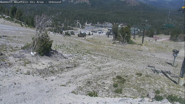 view from Mammoth Chair 6 on 2026-08-26