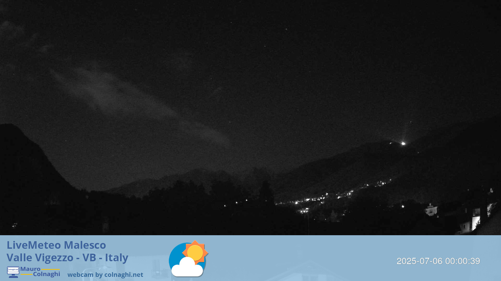 time-lapse frame, Malesco 2 webcam