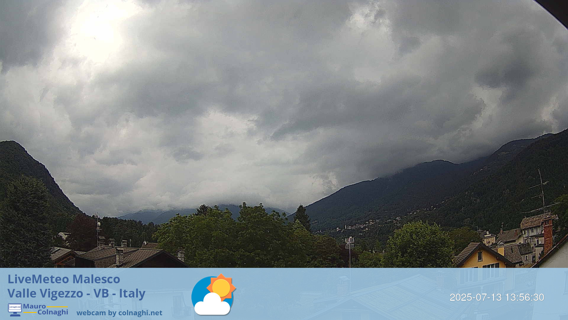 time-lapse frame, Malesco 2 webcam