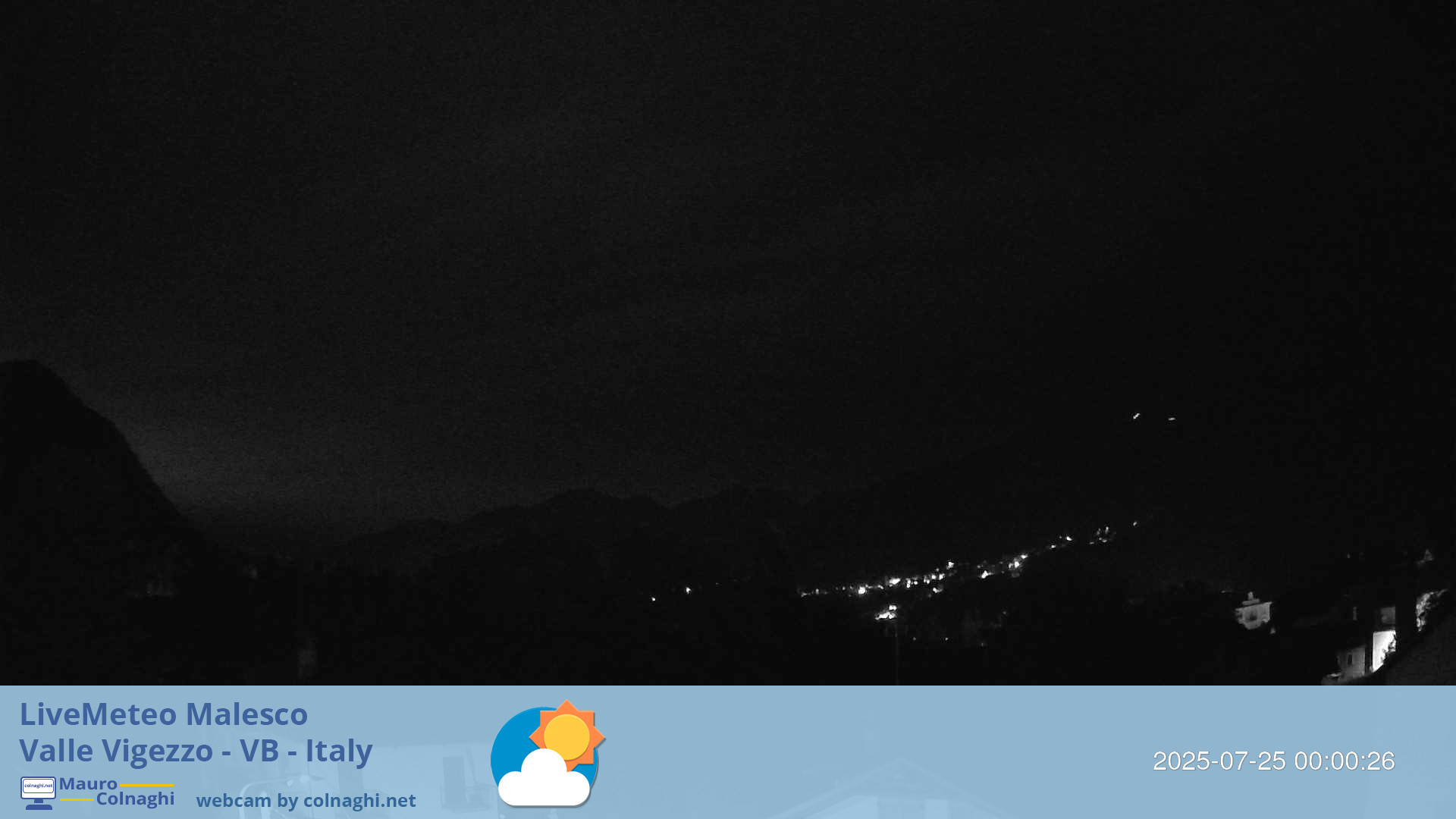 time-lapse frame, Malesco 2 webcam