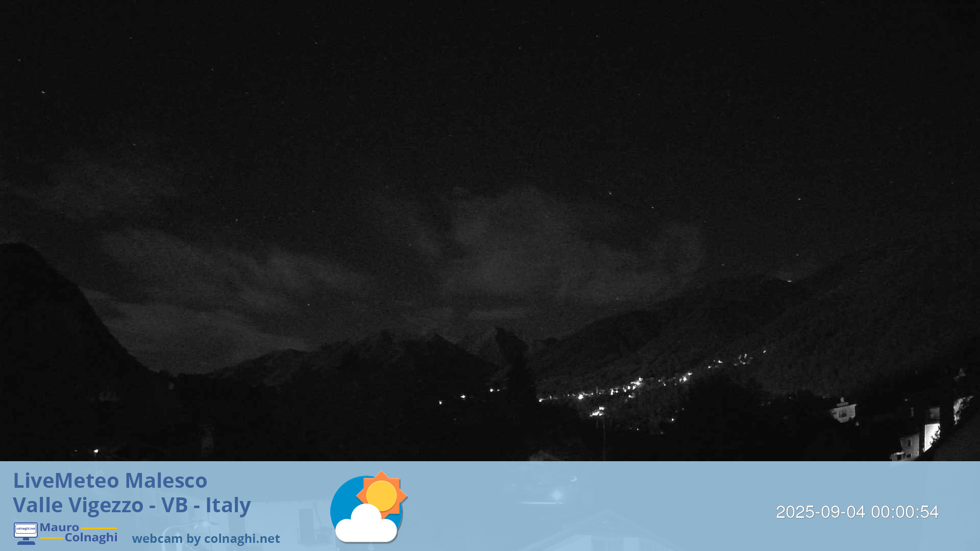 time-lapse frame, Malesco 2 webcam