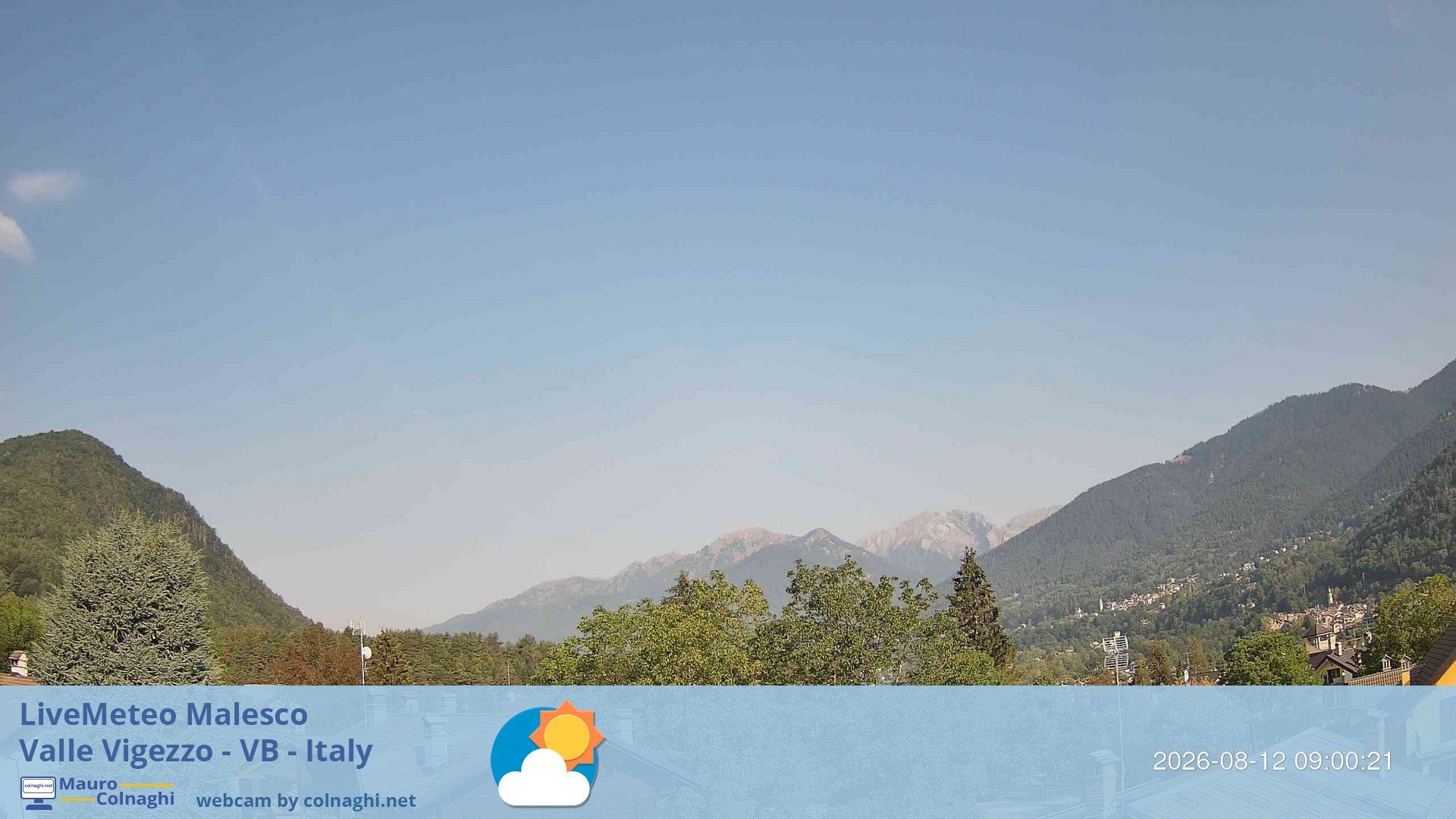time-lapse frame, Malesco 2 webcam