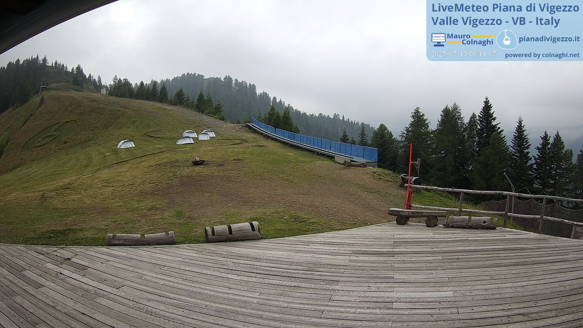 time-lapse frame, Piana di Vigezzo 2 webcam