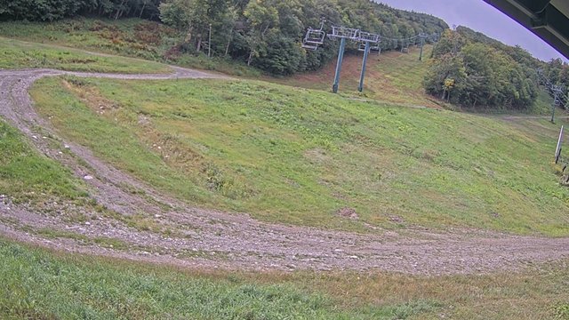 view from Sugarbush North Ridge Lift on 2026-09-03
