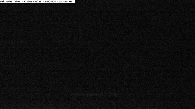 time-lapse frame, Palisades Tahoe Alpine Chalet webcam