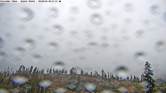 time-lapse frame, Palisades Tahoe Alpine Chalet webcam