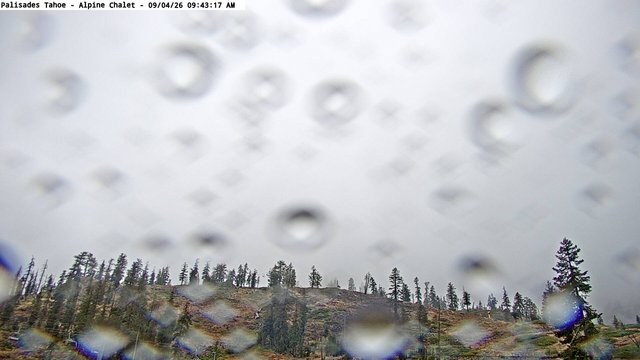 view from Palisades Tahoe Alpine Chalet on 2026-09-04