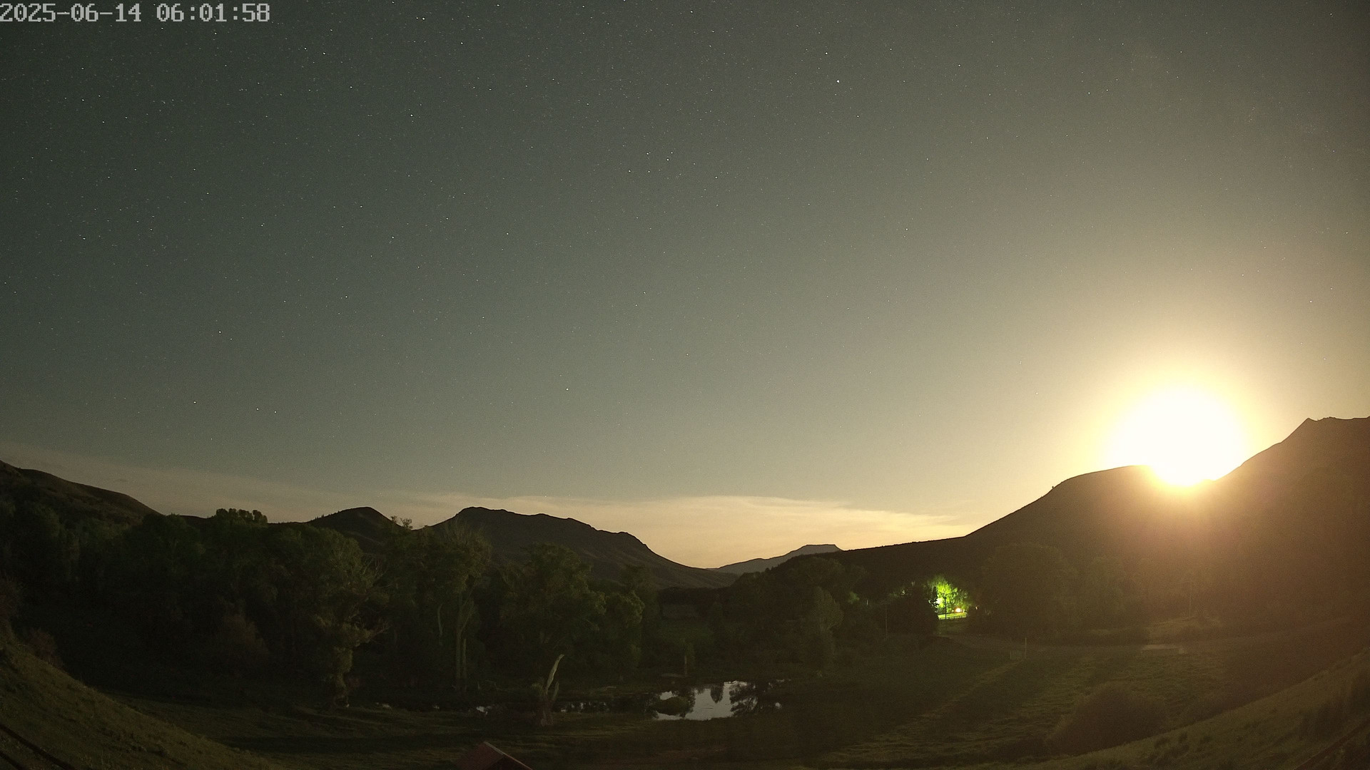 time-lapse frame, Sierra Madre Cam webcam
